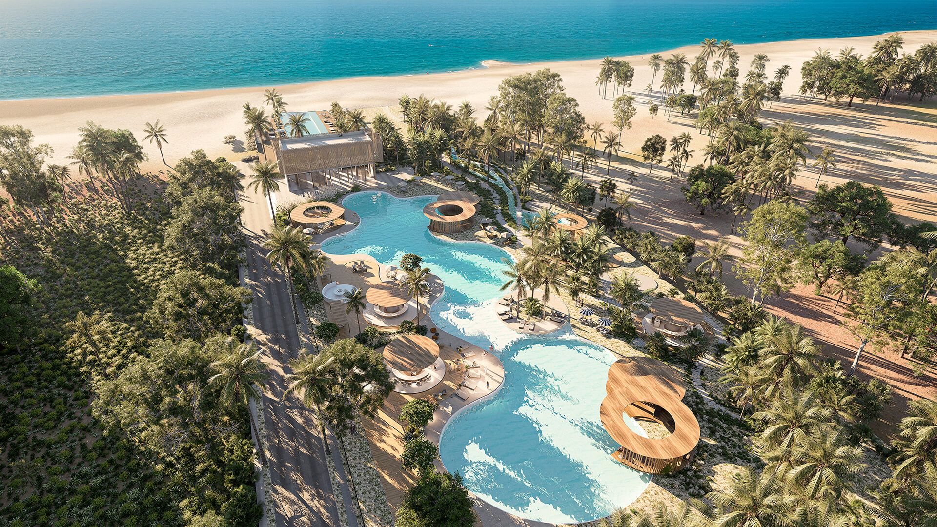 Luwana Alma Beach: un refugio que nace del paisaje